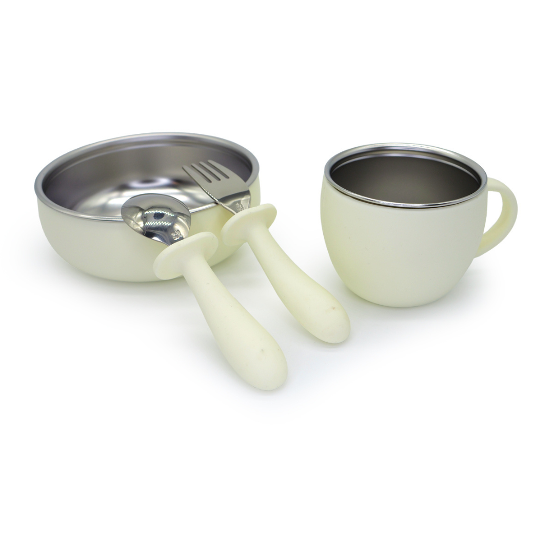 Mizu Baby Taiki Steel Set Pappa Talco 4 Pezzi