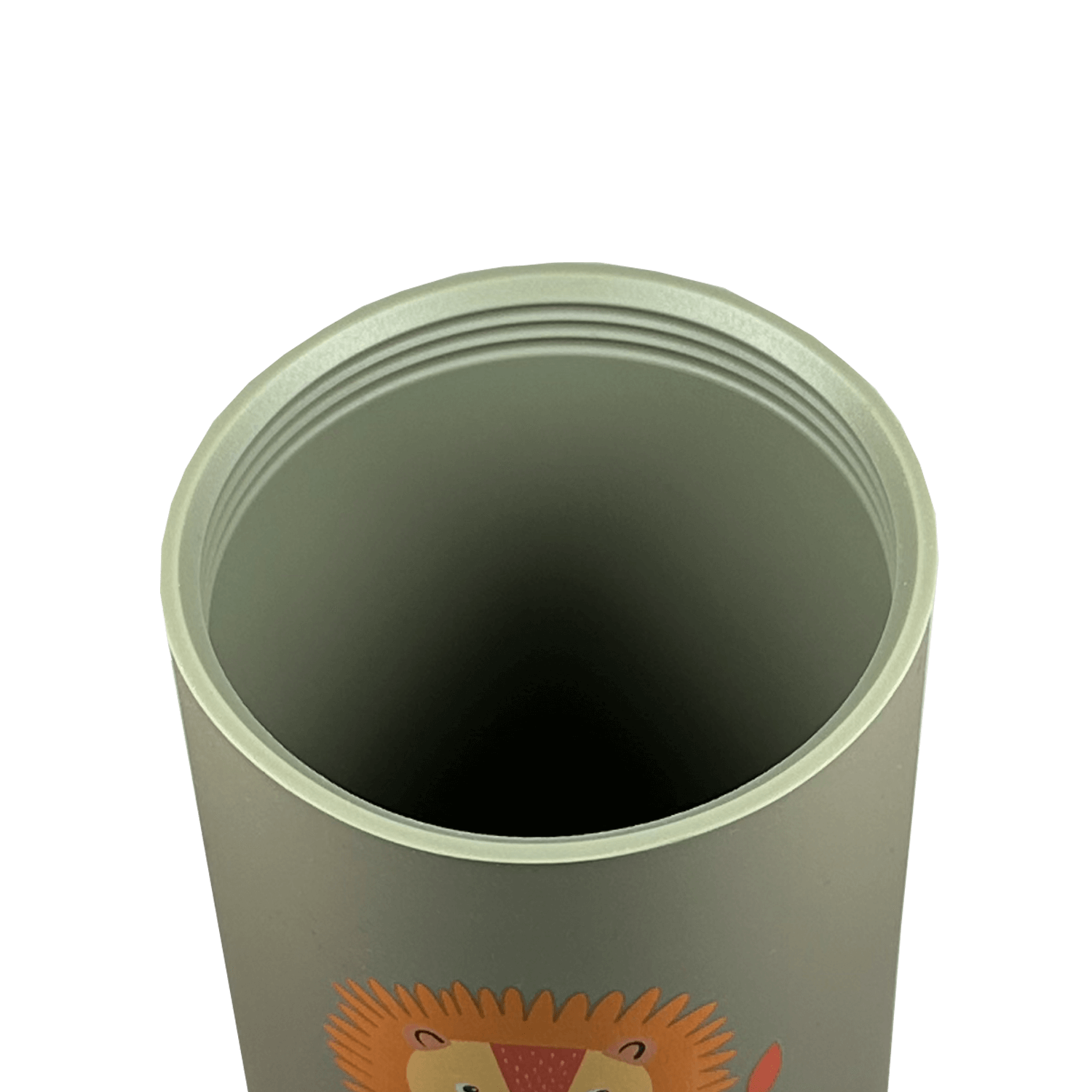 Youly Rietjesbekers Tazza Leone bicchiere cannuccia kaki