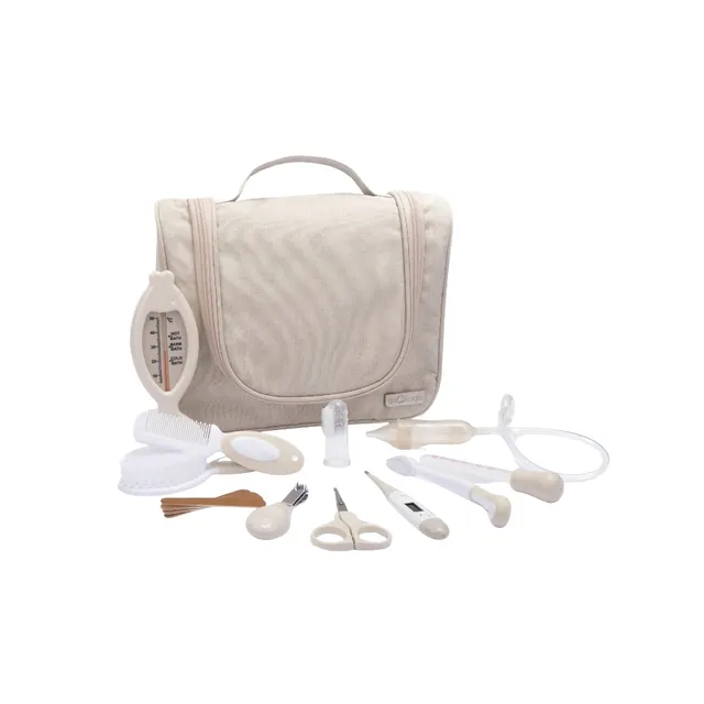 BoJungle Grooming Set Igiene Neonato Dune 15 Pezzi con Termometro