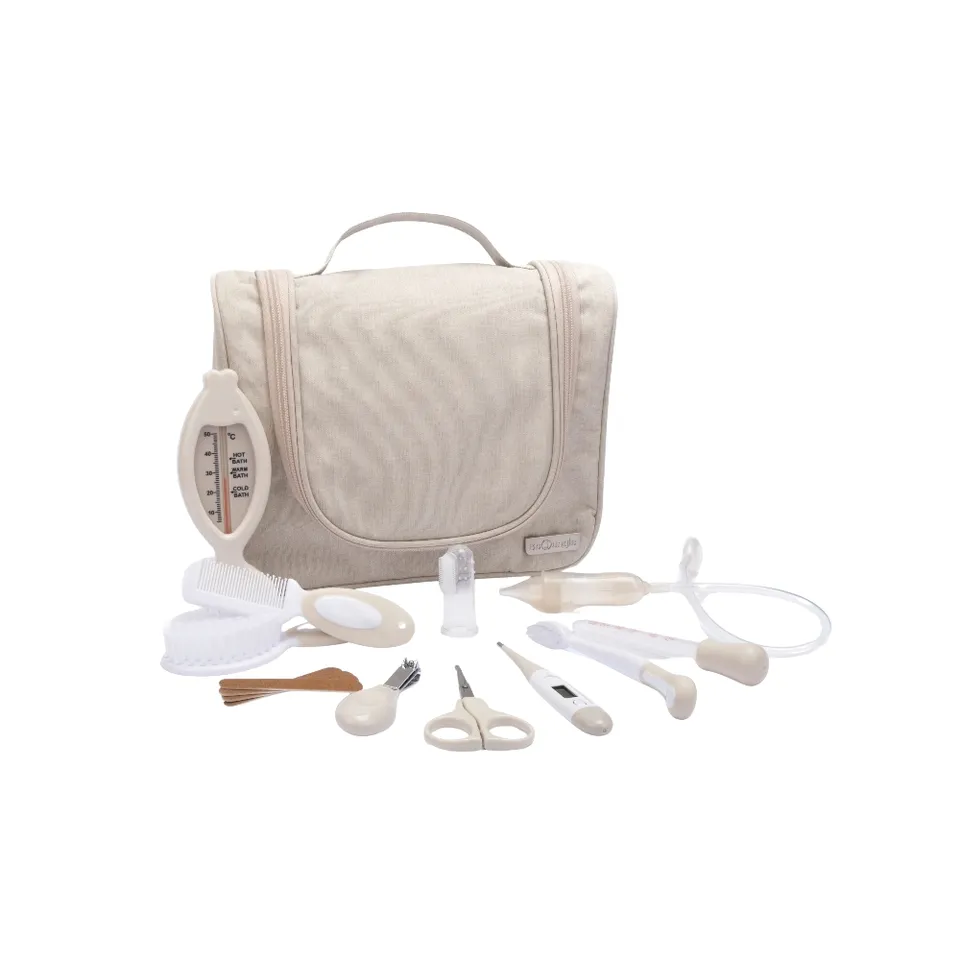 BoJungle Grooming Set Igiene Neonato Dune 15 Pezzi con Termometro