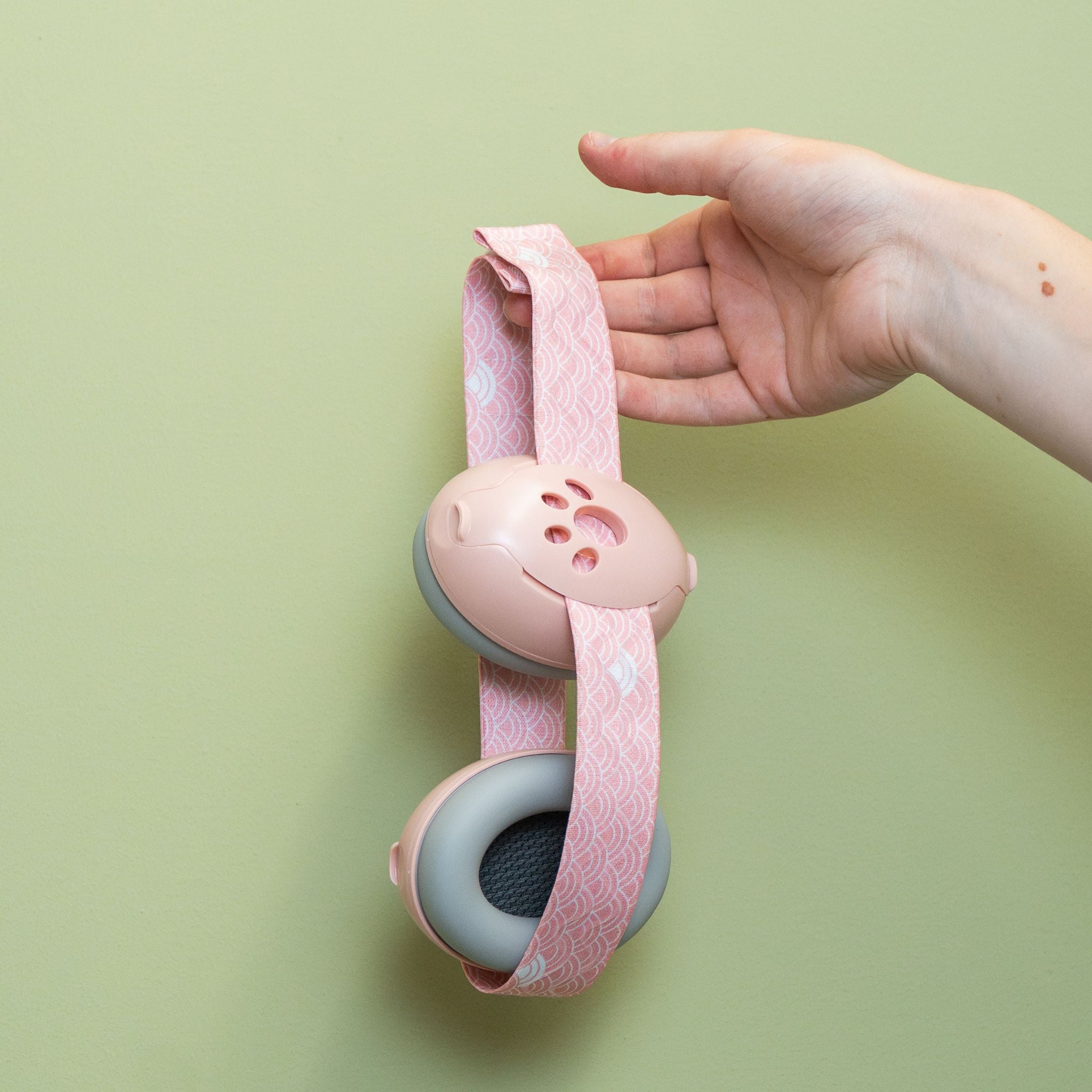 Mizu Baby Mimimori Cuffie Antirumore 2in1 Cipria Neonato