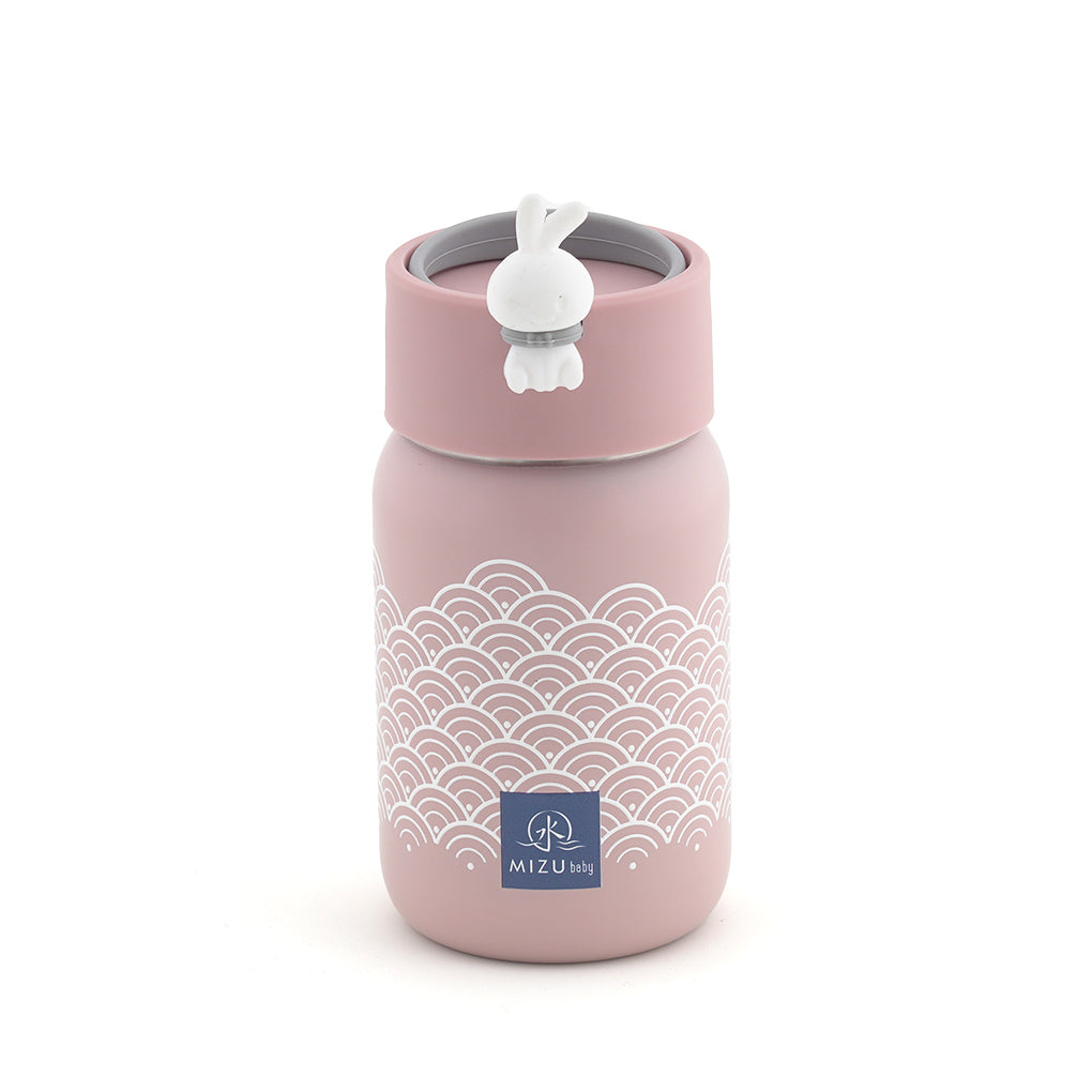 Mizu Baby Okayu Set Svezzamento Rosa 5 Pezzi Rattan