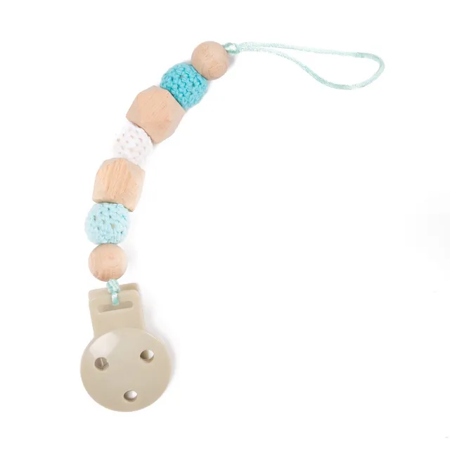 BoJungle Playtime catenella ciuccio blu legno