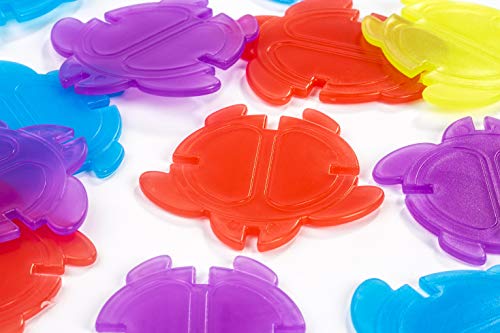Miniland Tartarughe Traslucide set 20 pezzi 4 colori