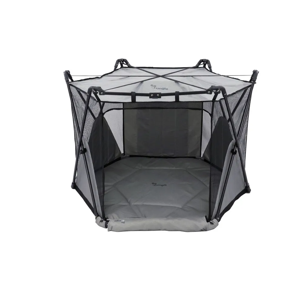 BoJungle B-Foldable Playard box pieghevole grigio 120 cm
