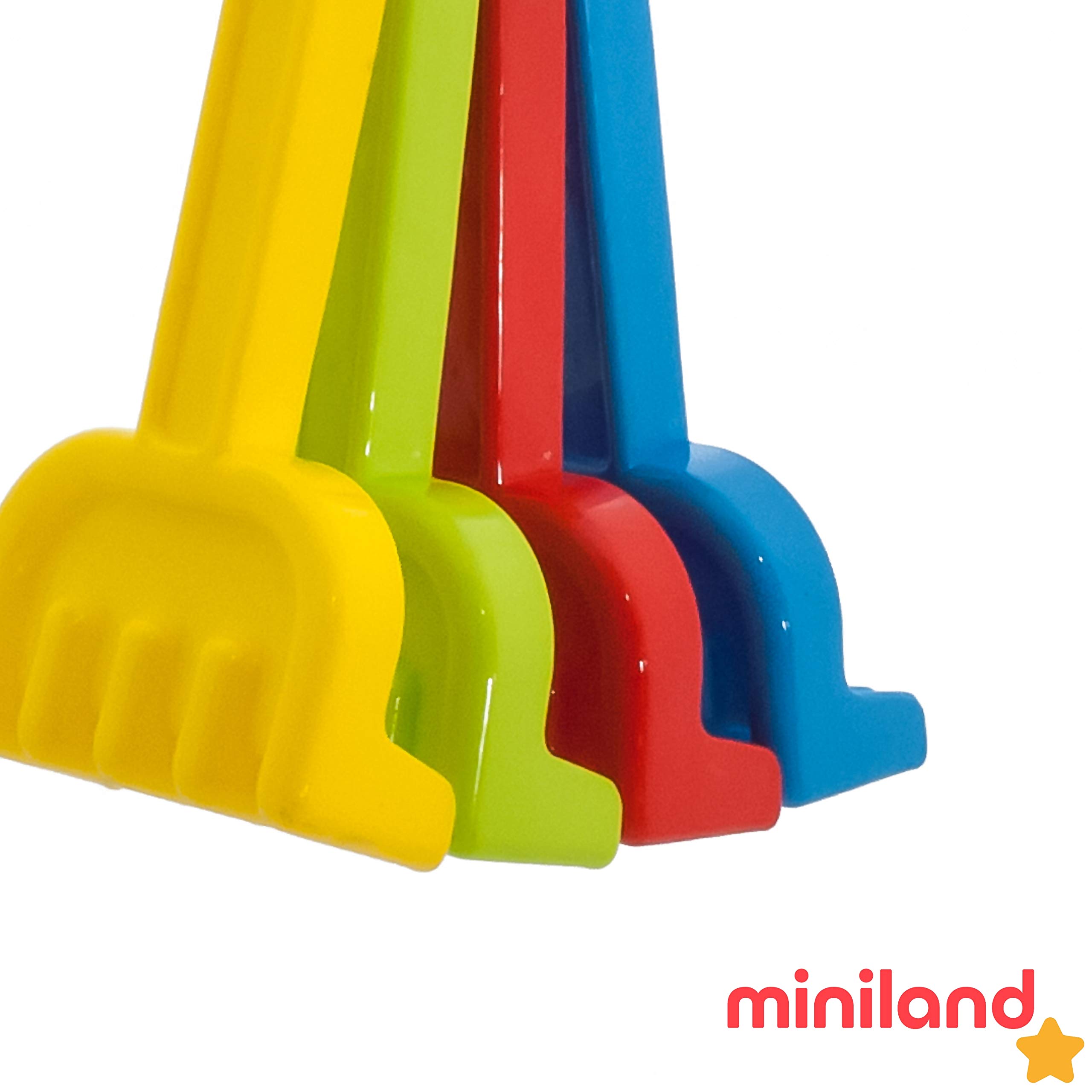 Miniland Giochi all’aperto Rastrelli Spirale Sabbia 4 pz