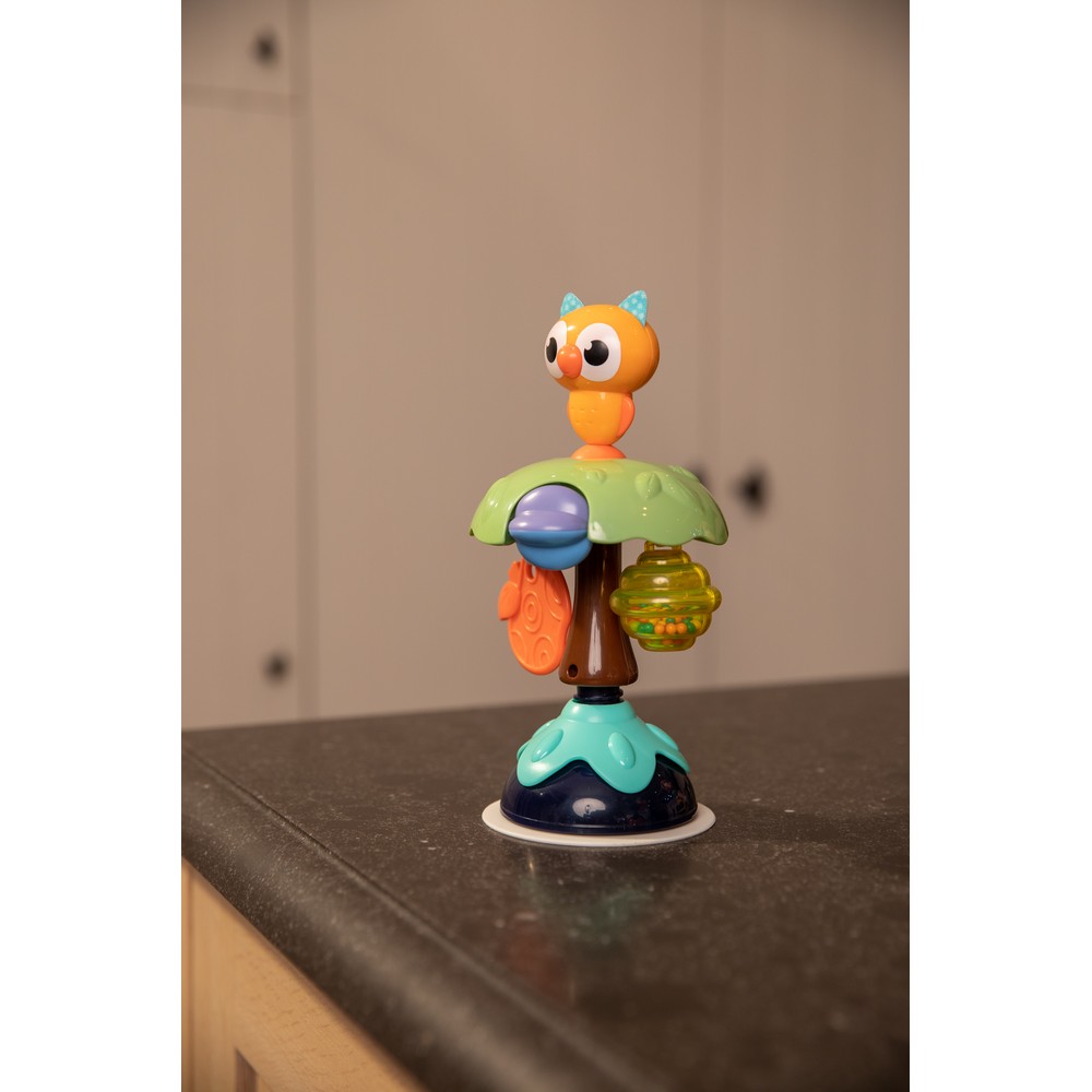 Bo Jungle Playtime B-Suction Toy Smart Owl giocattolo ventosa gufo pappa