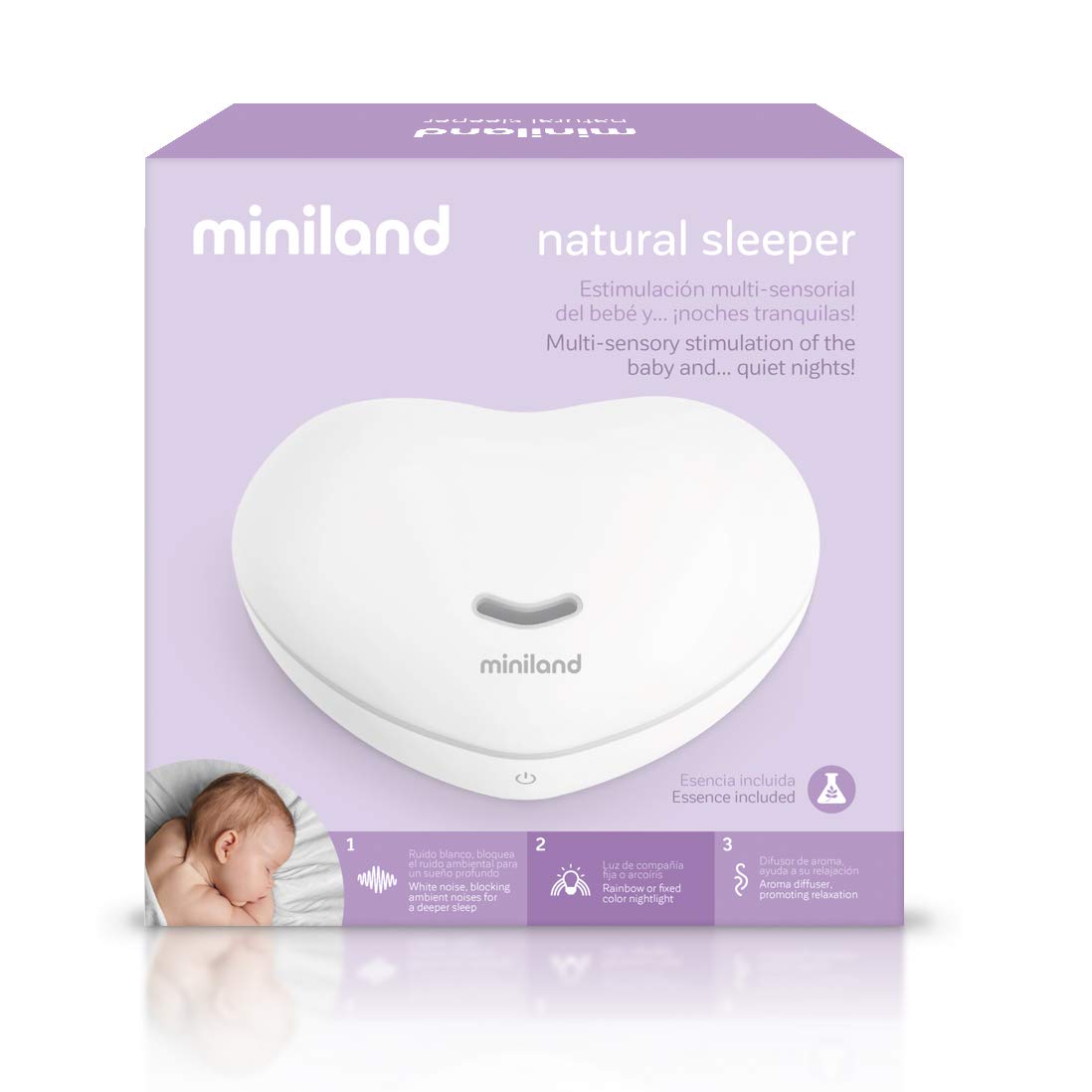 Miniland Riposo Natural Sleeper rumore bianco neonati