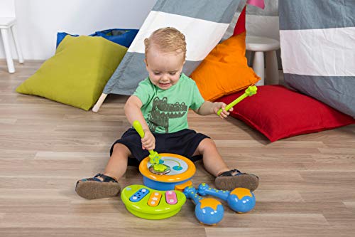 Miniland Musica set strumenti tamburo xilofono maracas