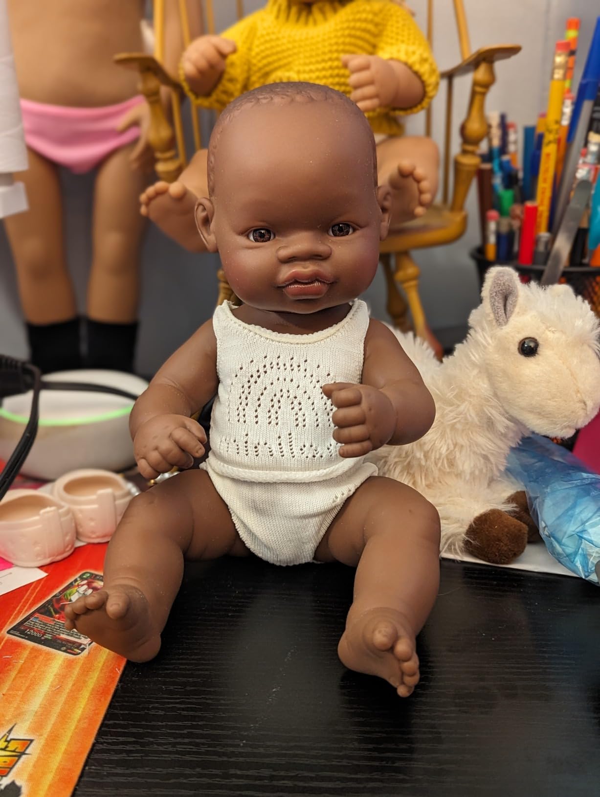 Miniland Dolls 31354 bambola africana 32 cm vinile