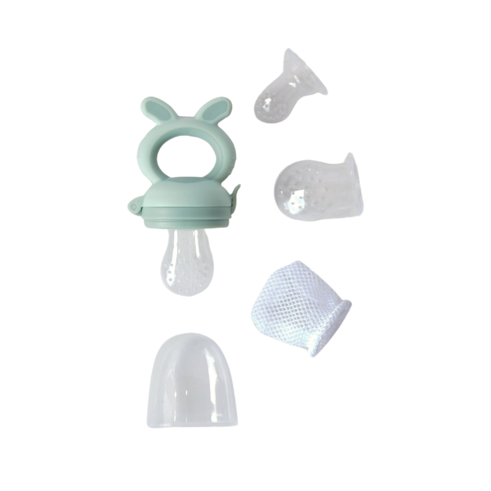 BoJungle Food Fruit Feeder Ciuccio Frutta Jade 4 in 1 Silicone