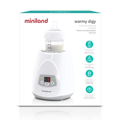Miniland Alimentazione Scaldabiberon Bianco 89204 Digitale