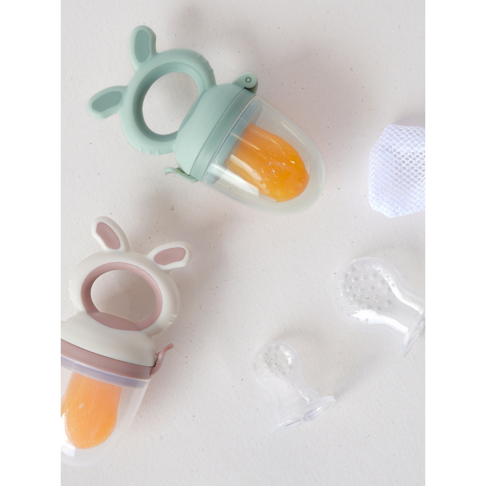 BoJungle Food Fruit Feeder Ciuccio Frutta Jade 4 in 1 Silicone