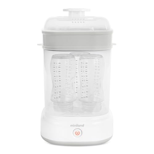 Miniland Mini Steamy Sterilizzatore Vapore Bianco 8 Minuti
