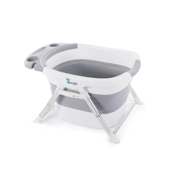 BoJungle B-Foldable Shower Bath Vaschetta Grigia Pieghevole