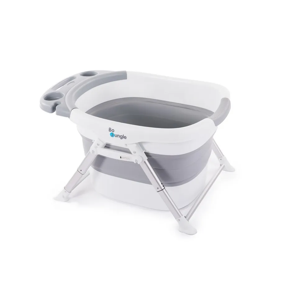 BoJungle B-Foldable Shower Bath Vaschetta Grigia Pieghevole