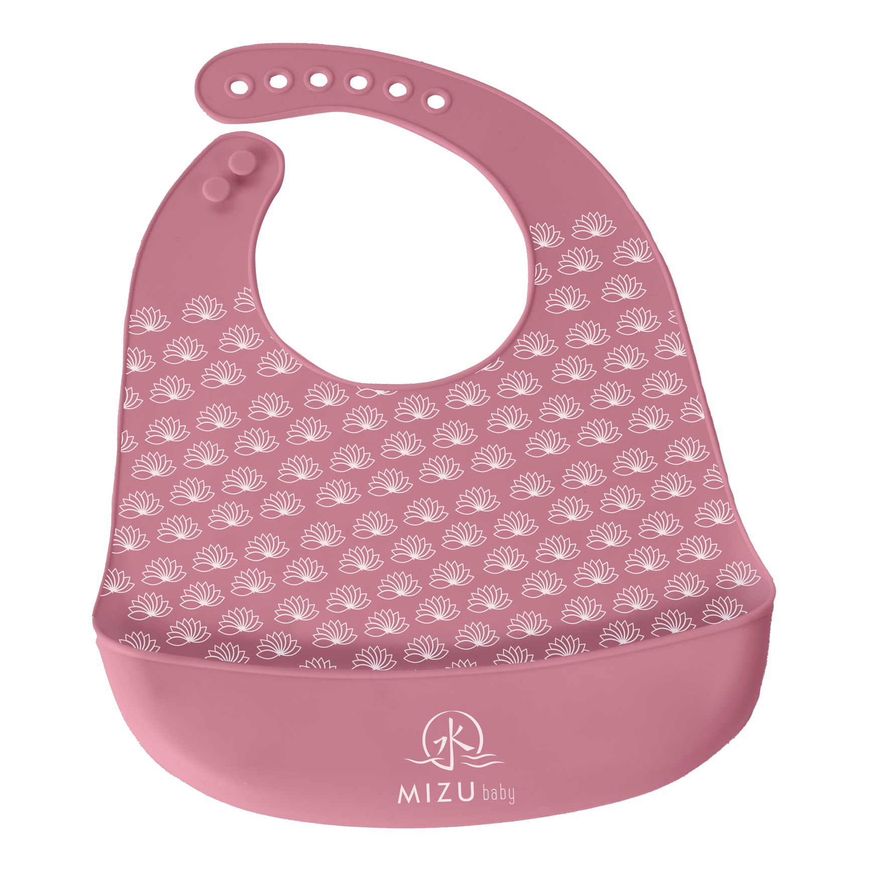 Mizu Baby Taiki bavaglino silicone lampone ricondizionato