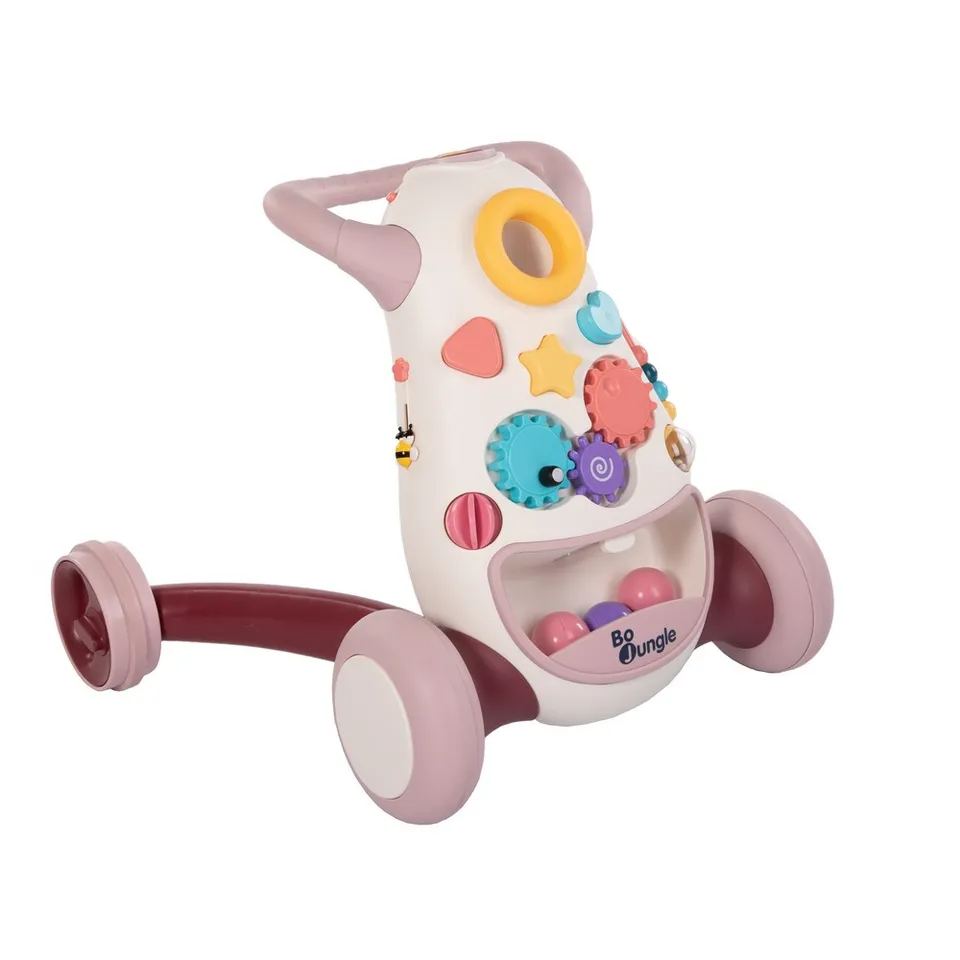 BoJungle Playtime Jumpy Carrello Primipassi Rosa