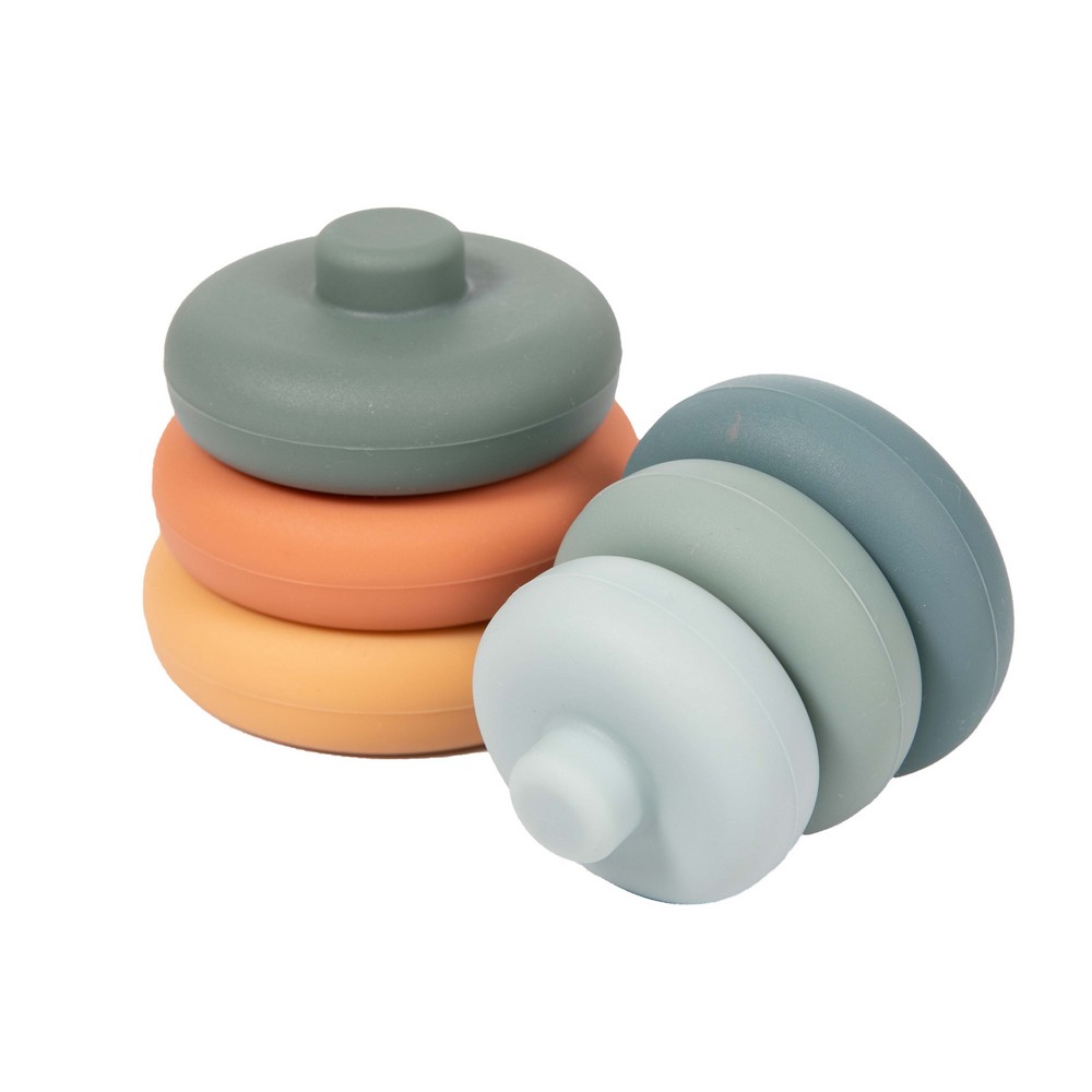 BoJungle Stacking Rounds torre impilabile silicone multicolore