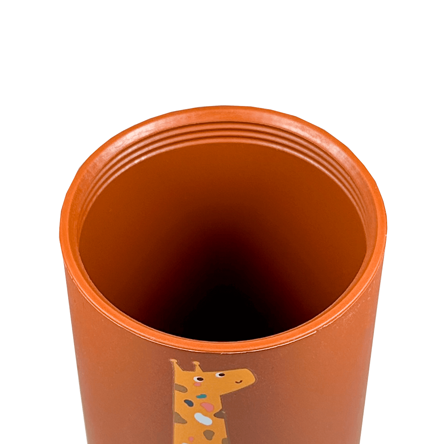 Youly Rietjesbekers Bicchiere Cannuccia Giraffa Silicone