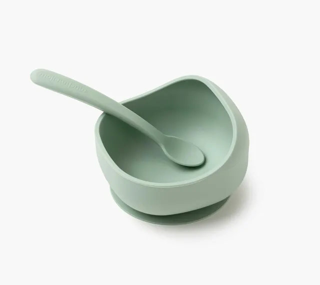 Muchmellow Pappa Set pappa Ciotola e cucchiaio silicone
