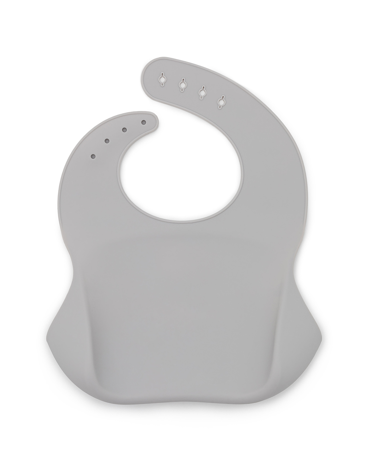 Noui Noui Bibs bavaglino silicone little wheels grigio