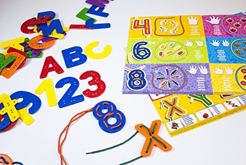 Miniland 123 ABC Attività Lettere Numeri 95280 Lacci