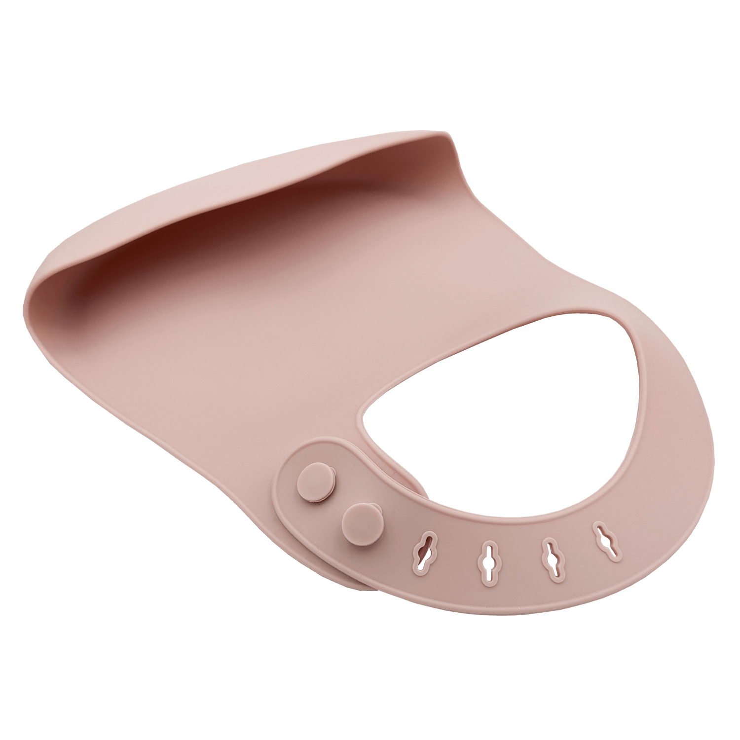 Youly Slab bavaglino silicone rosa con tasca regolabile