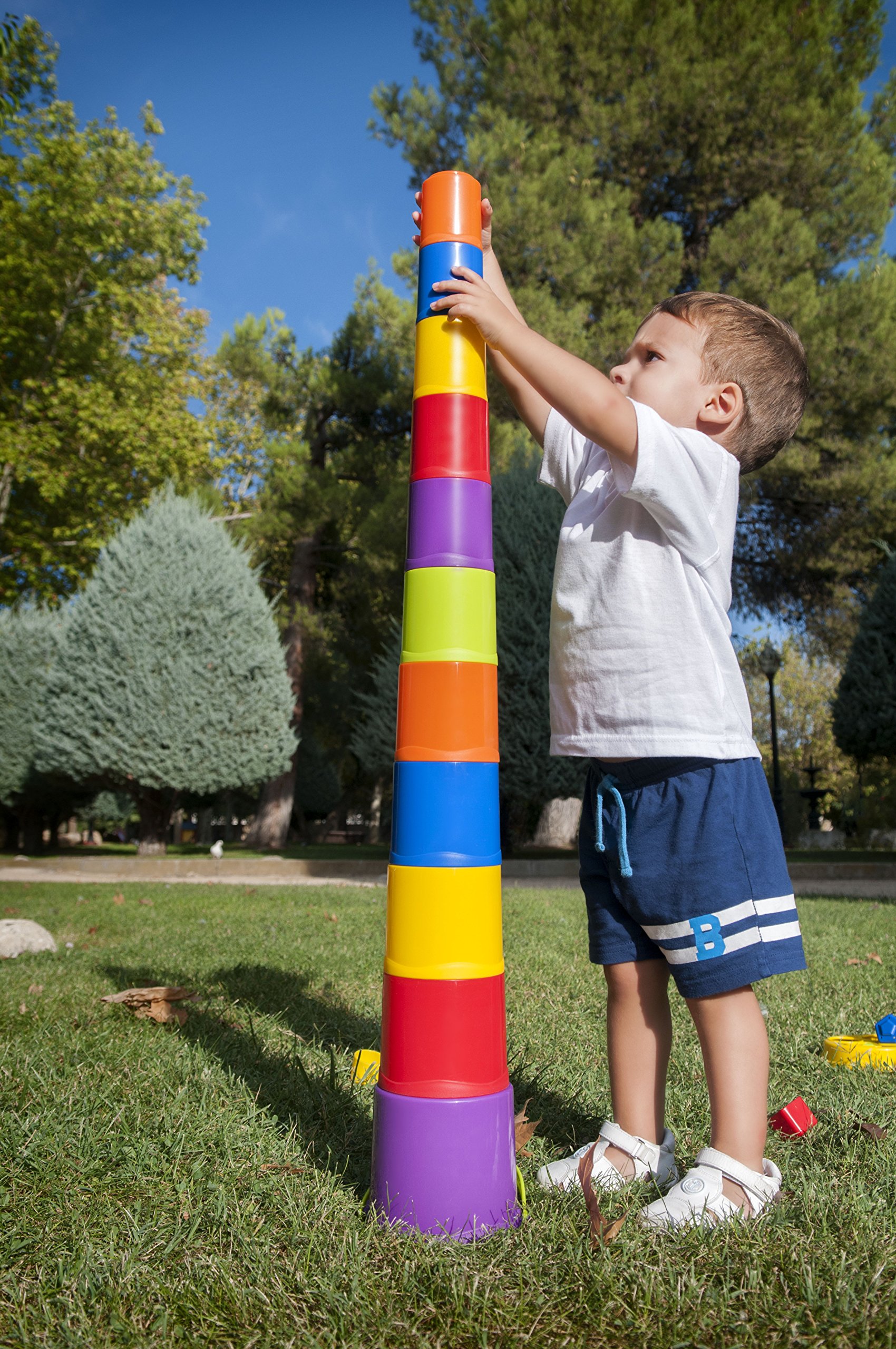 Miniland Giantte tazze impilabili bambini numeri 1-10