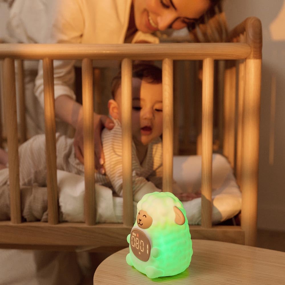 Miniland Time to Sleep luce notturna sleep trainer rgb alba