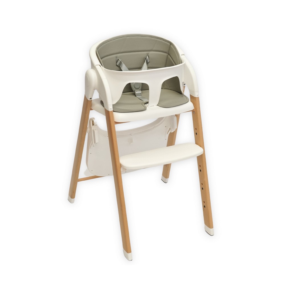 BoJungle Grow With Me High Chair Seggiolone Bianco Puro