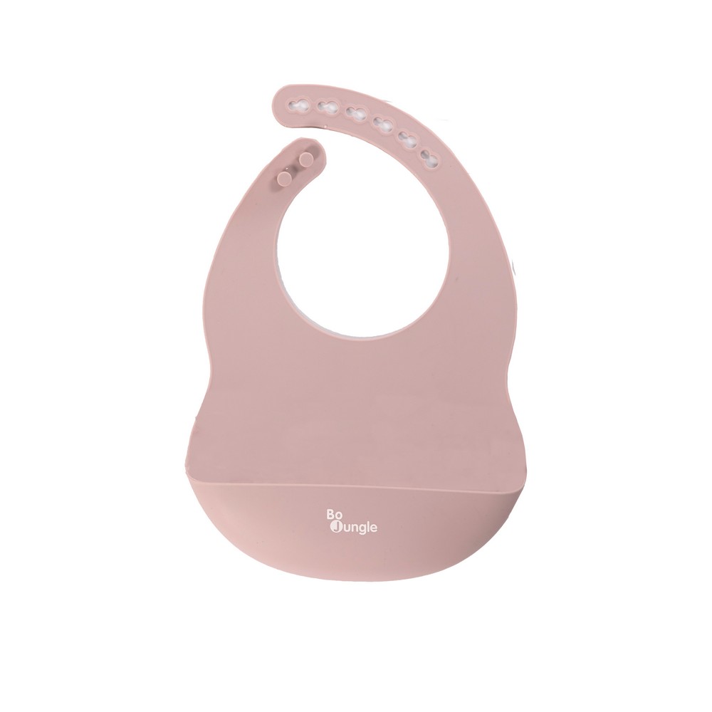 Bo Jungle Bavaglino Silicone Rosa con Tasca
