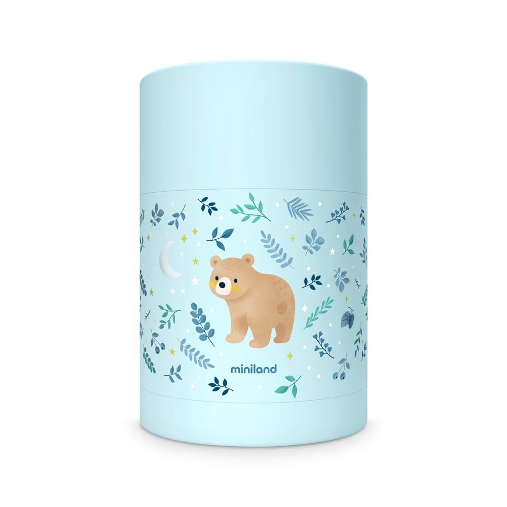 Miniland Passeggio Thermos Bebè alimenti 600ml acciaio Blu