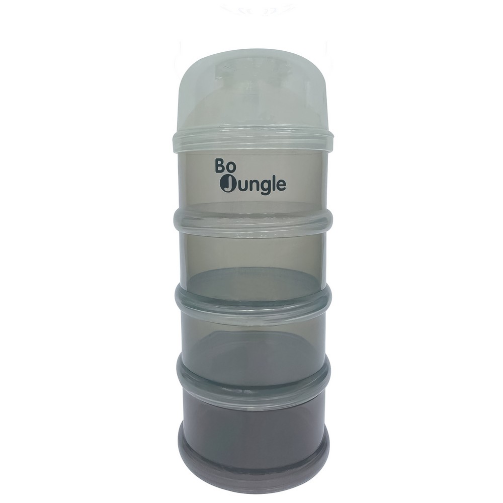 BoJungle B-Dose Dosatore Latte Polvere Grigio 4 Scomparti