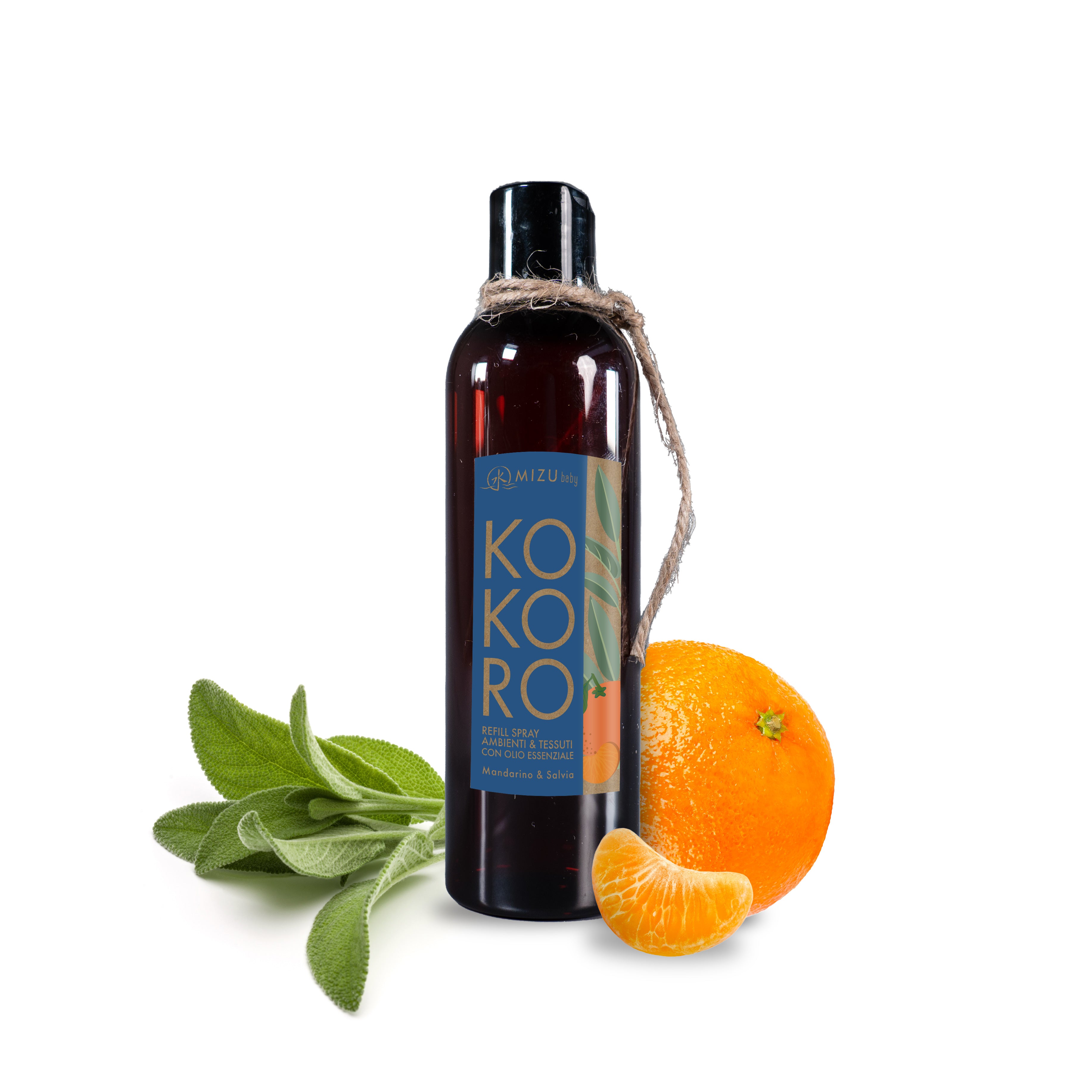Mizu Baby Kokoro refill spray Pompelmo-Salvia 250 ml
