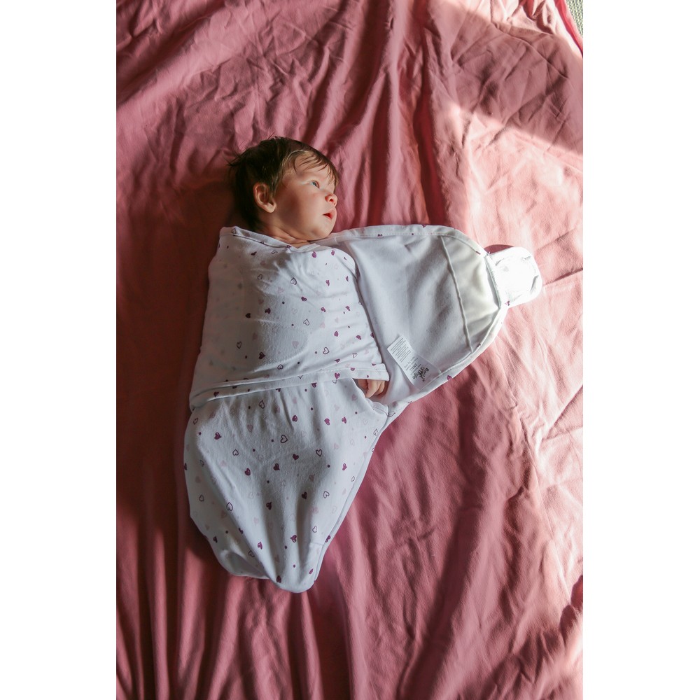 BoJungle Sleep B-Wrap Lovely Hearts fascia cotone Small