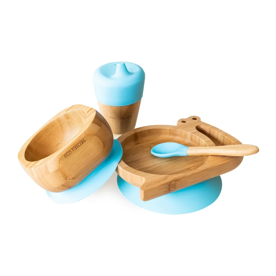 Eco Rascals Bundles set pappa lumaca bamboo blu