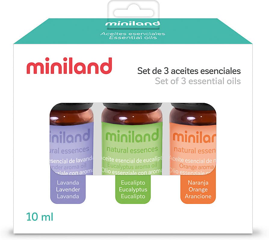 Miniland Riposo Set 3 Essenze umidificatore lavanda eucalipto arancia
