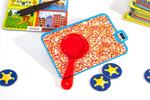 Miniland Emotions Detective gioco emozioni 24 carte 3-6 anni