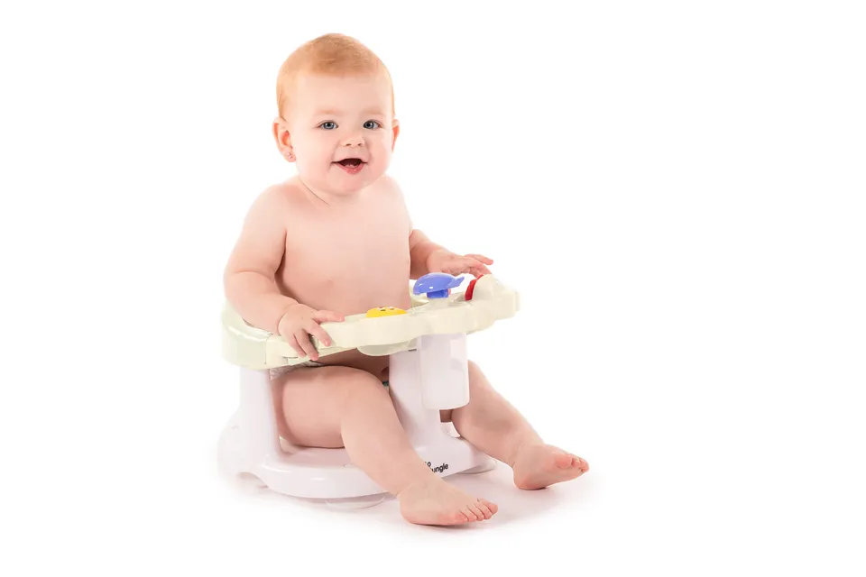 BoJungle Grooming Bath Seat Dune seggiolino bagnetto 5M+ con ventose