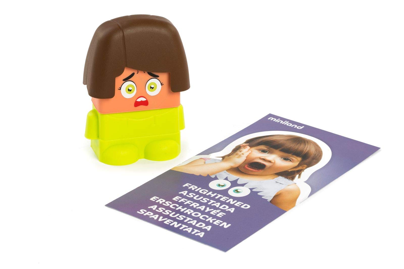 Miniland Emotiblocks gioco emozioni 6 personaggi 2-6 anni