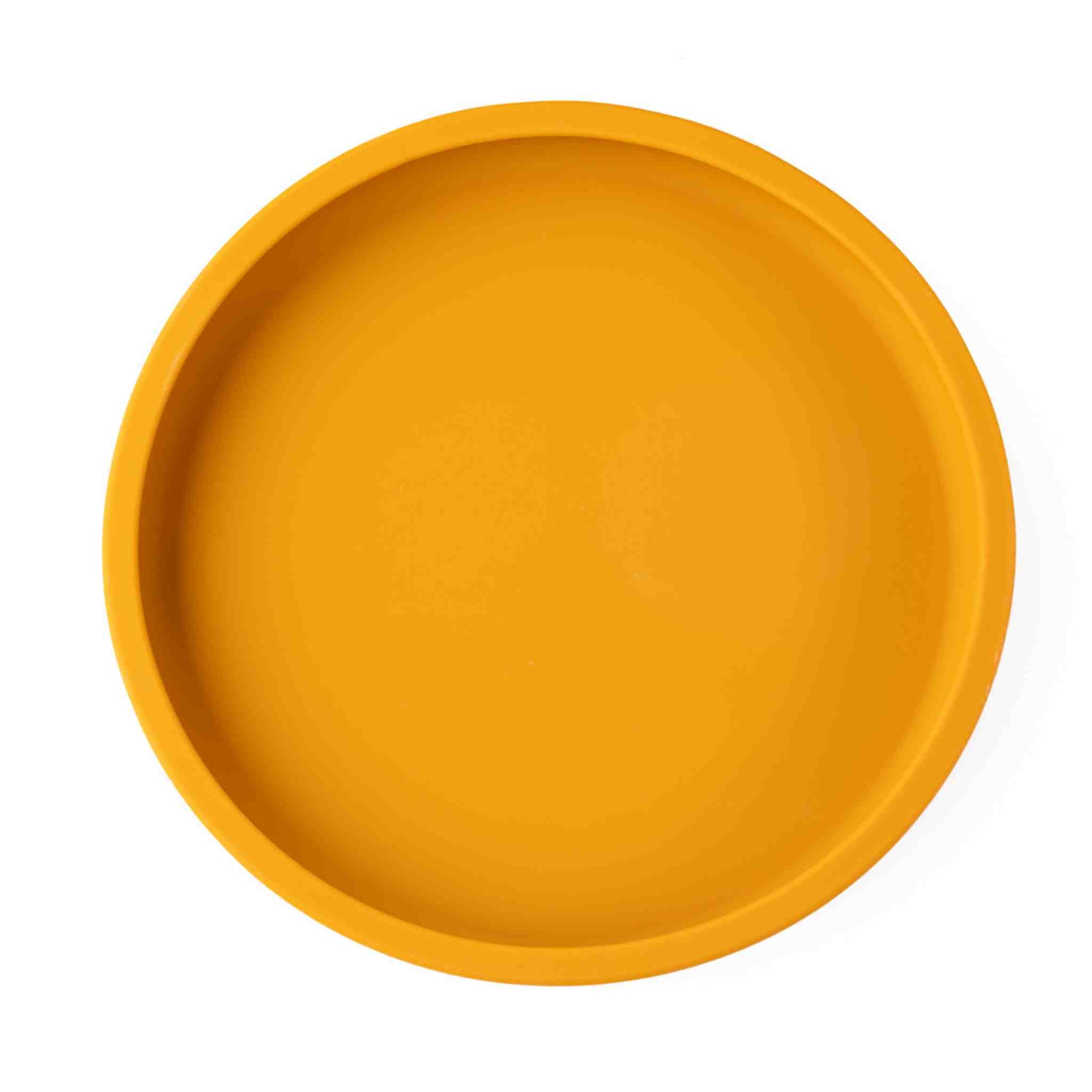 Eco Rascals Silicone Divider Plate piatto silicone senape