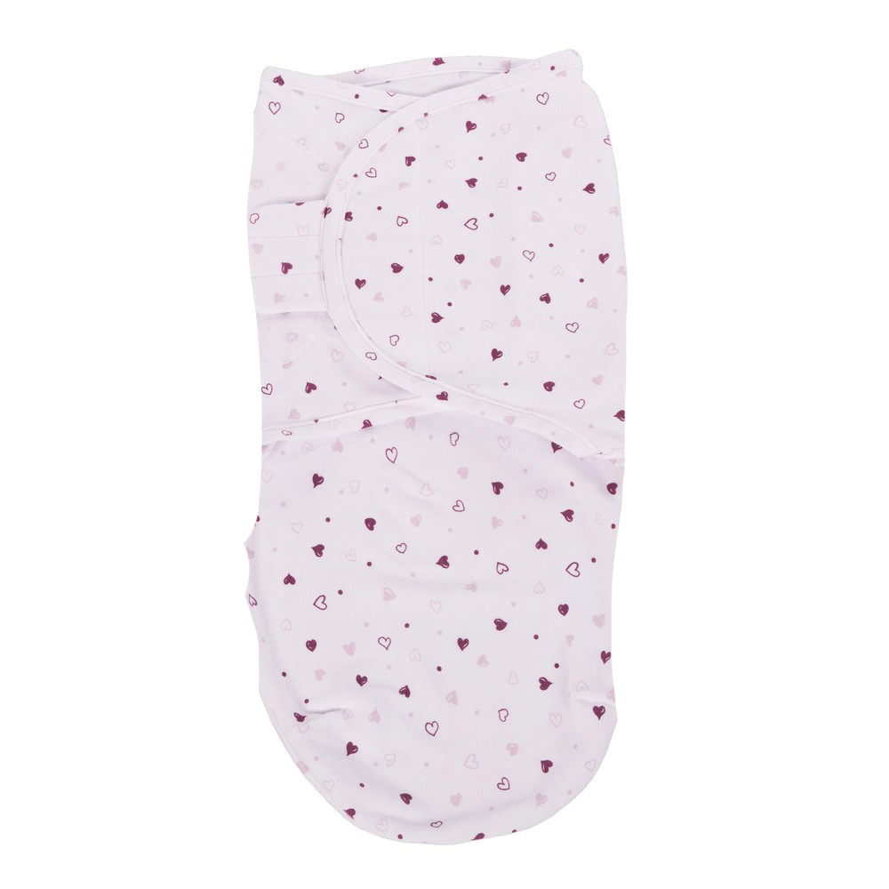 BoJungle Sleep B-Wrap Lovely Hearts fascia cotone Small