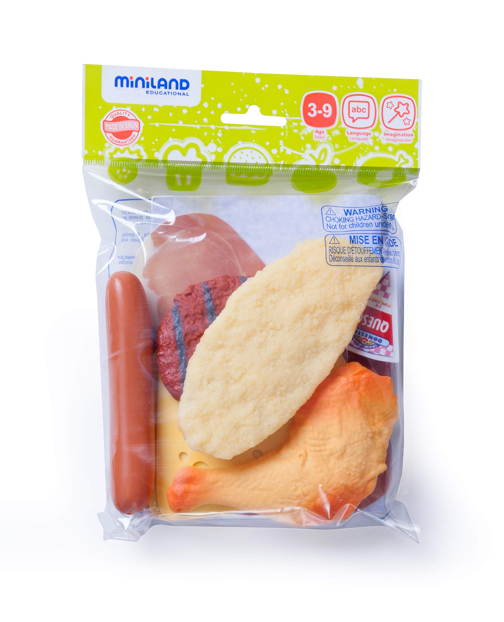 Miniland 30584 Delicatessen Set Gastronomia 16 Pezzi