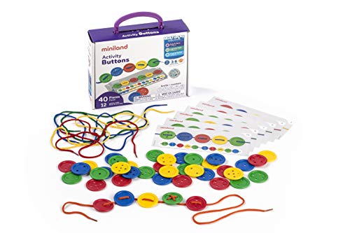 Miniland Activity Buttons 31791 gioco bottoni braille 40 pezzi