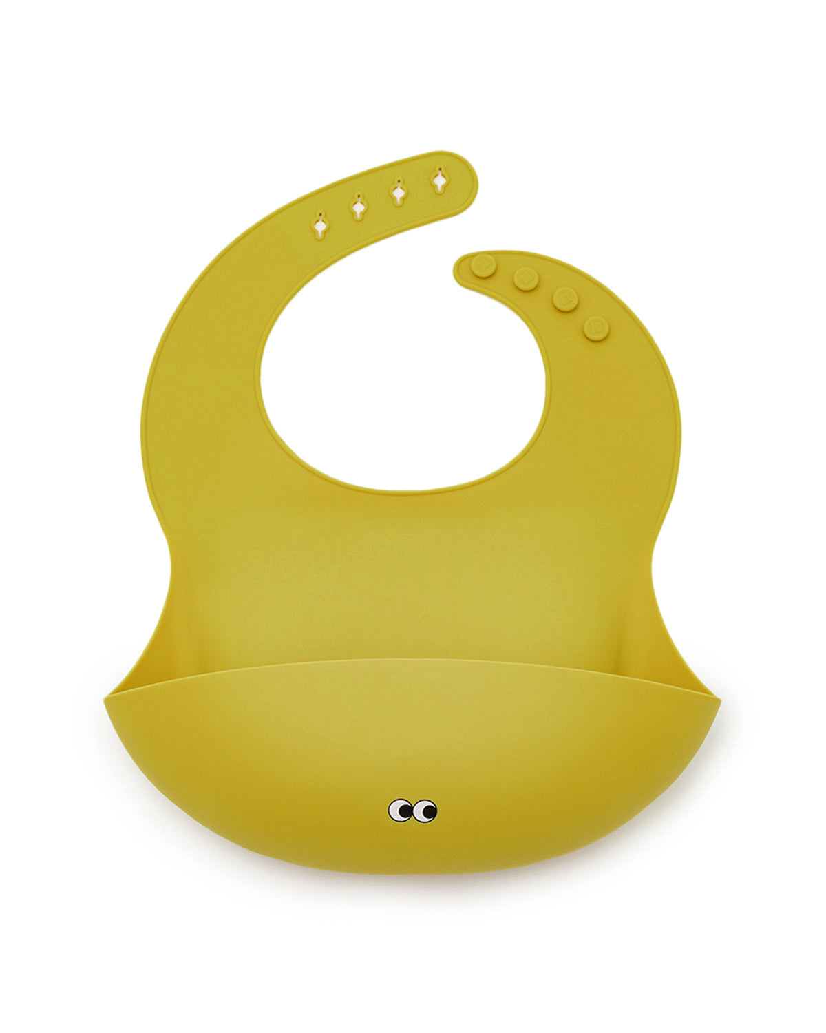 Noui Noui Bavaglino silicone dusty lemon con tasca