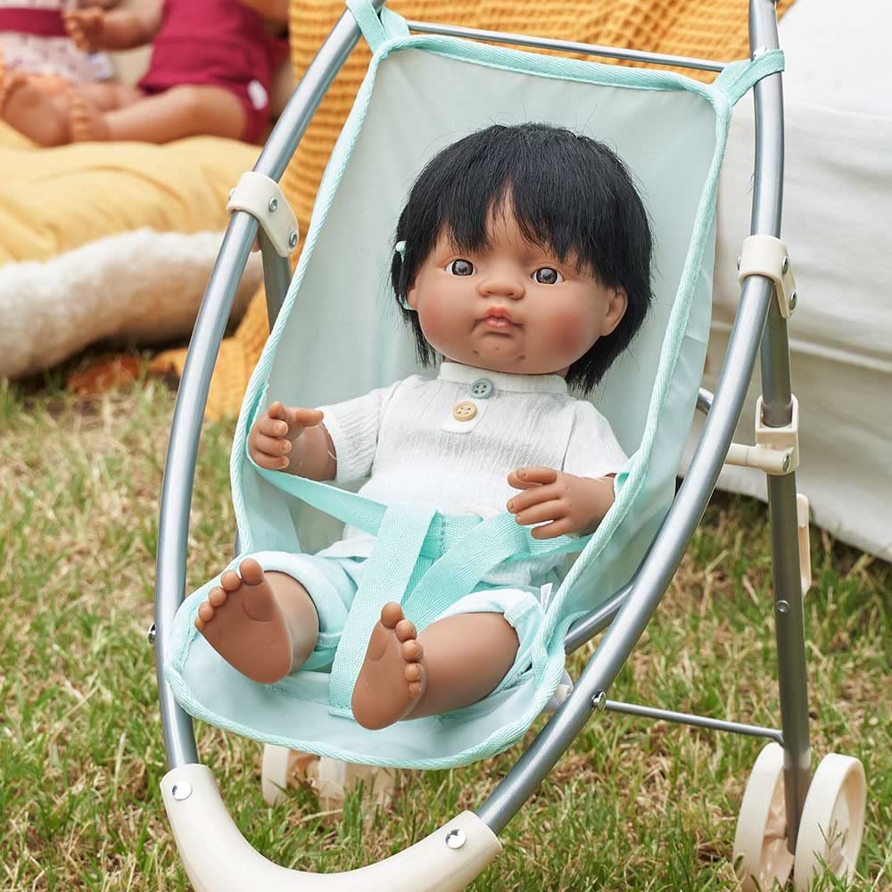 Miniland Bambola Ragazzo Latinoamericano 38 cm Apparecchio Acustico
