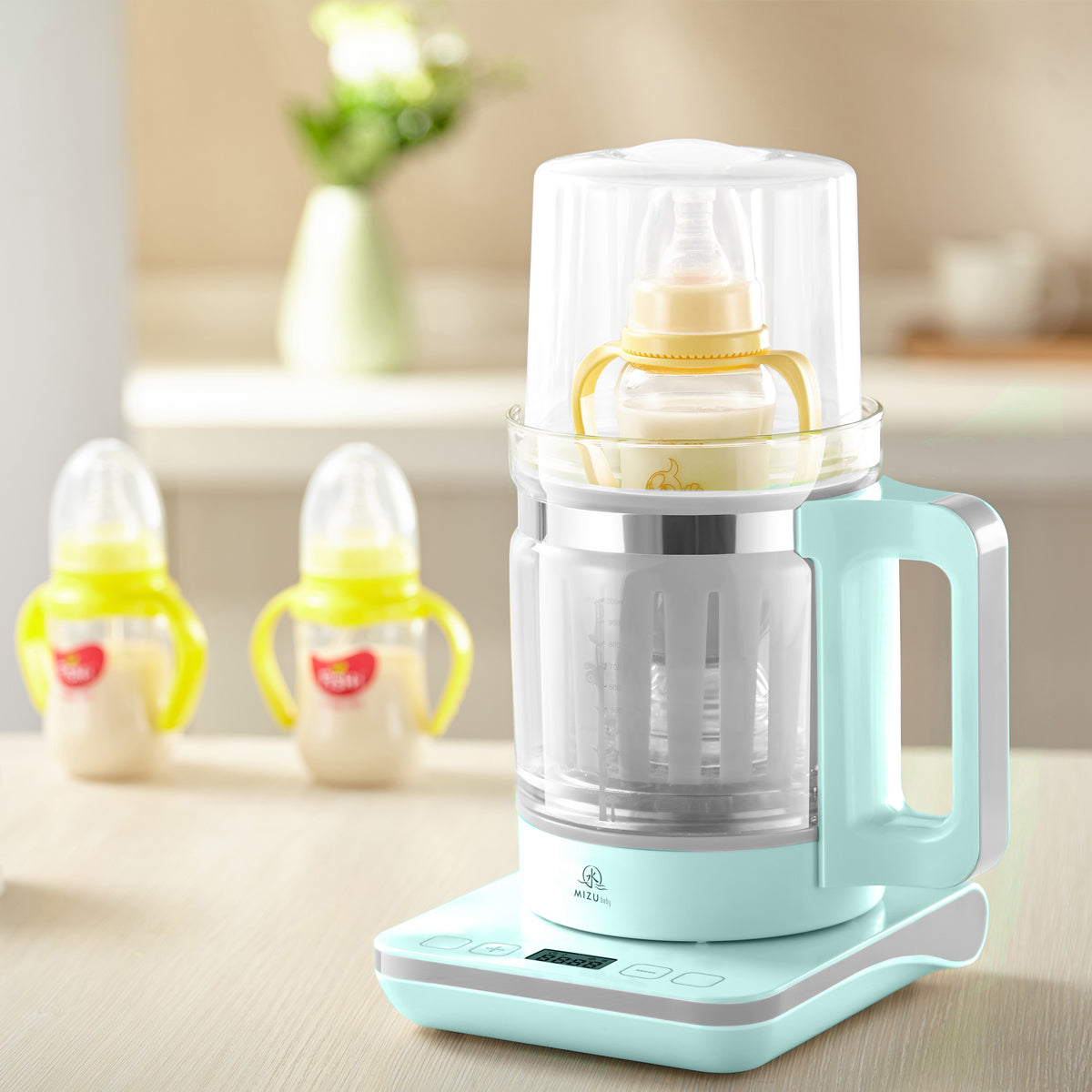 Mizu Baby Izumi Bollitore 6 in 1 Scaldabiberon Vetro