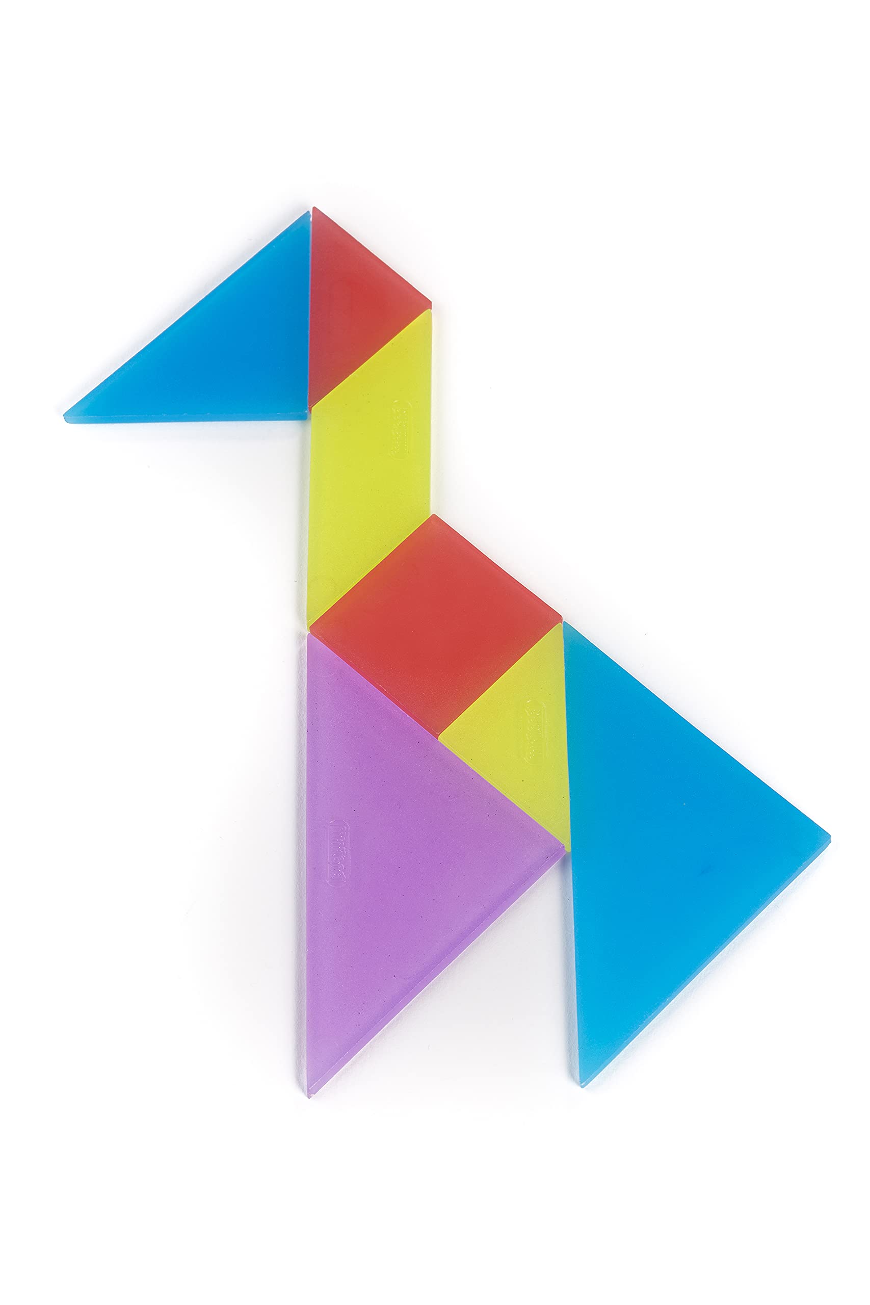Miniland Tangram traslucido 28 pezzi multicolore