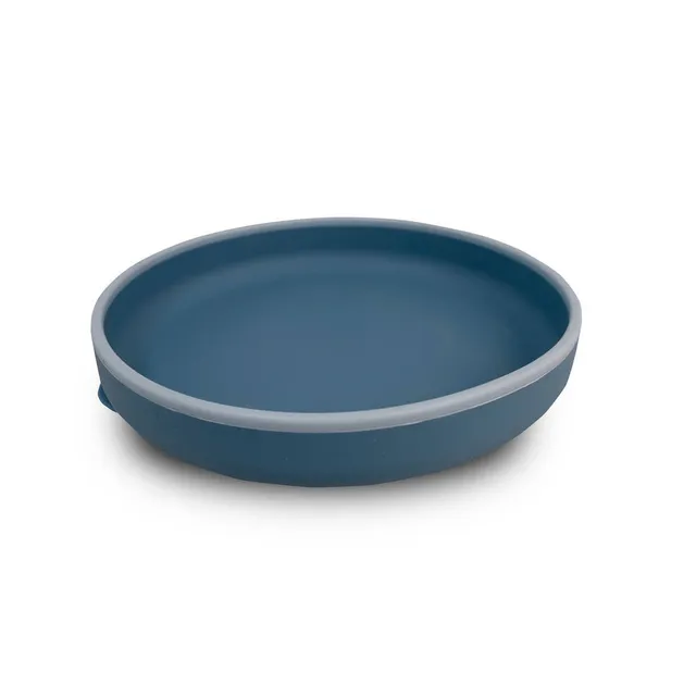 Mizu Baby Taiki piatto silicone con ventosa blu
